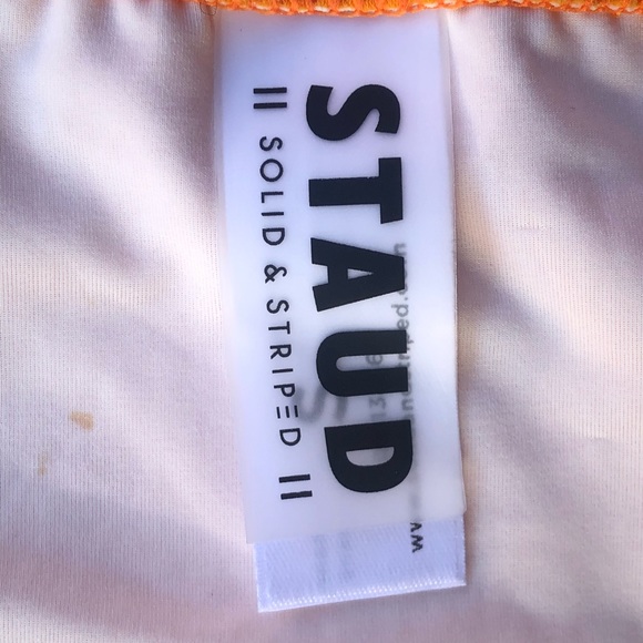 Solid & striped and Staub Orange Side ring attached bikini bottom. - Picture 7 of 7